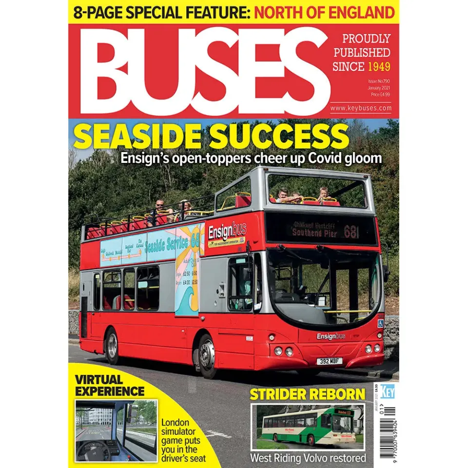 Buses januari 2021 tidning lösnummer bussar