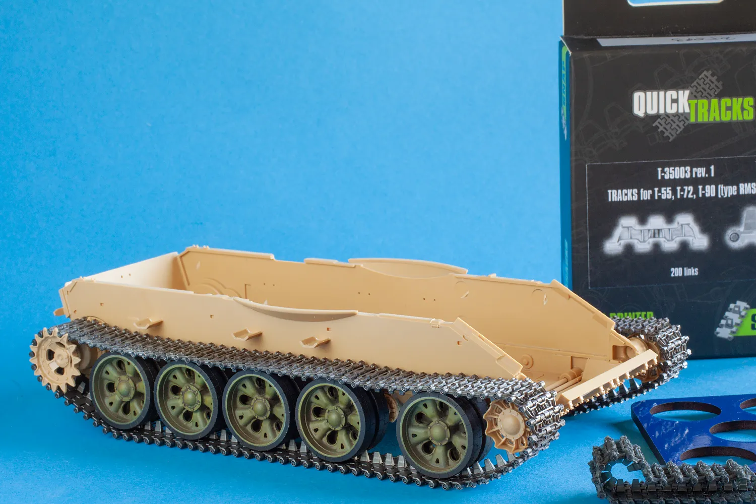 Rossagraph QuickWheel QW-281 T-55 hjulmask 1:35