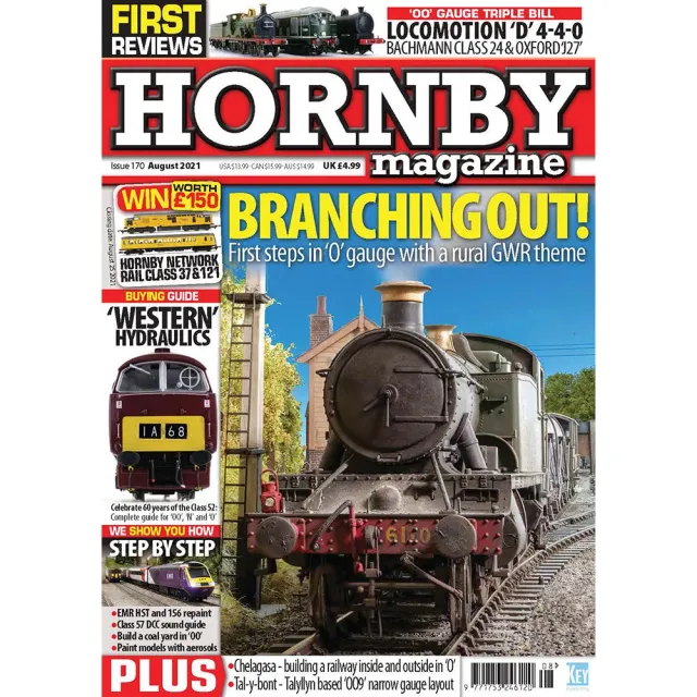 Hornby Magazine augusti 2021 tidning lösnummer