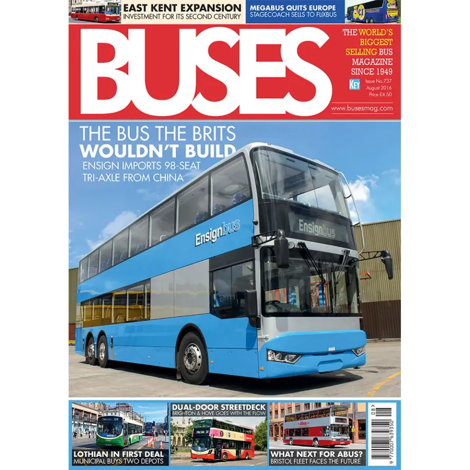 Buses tidning augusti 2016 lösnummer engelsk busstidning
