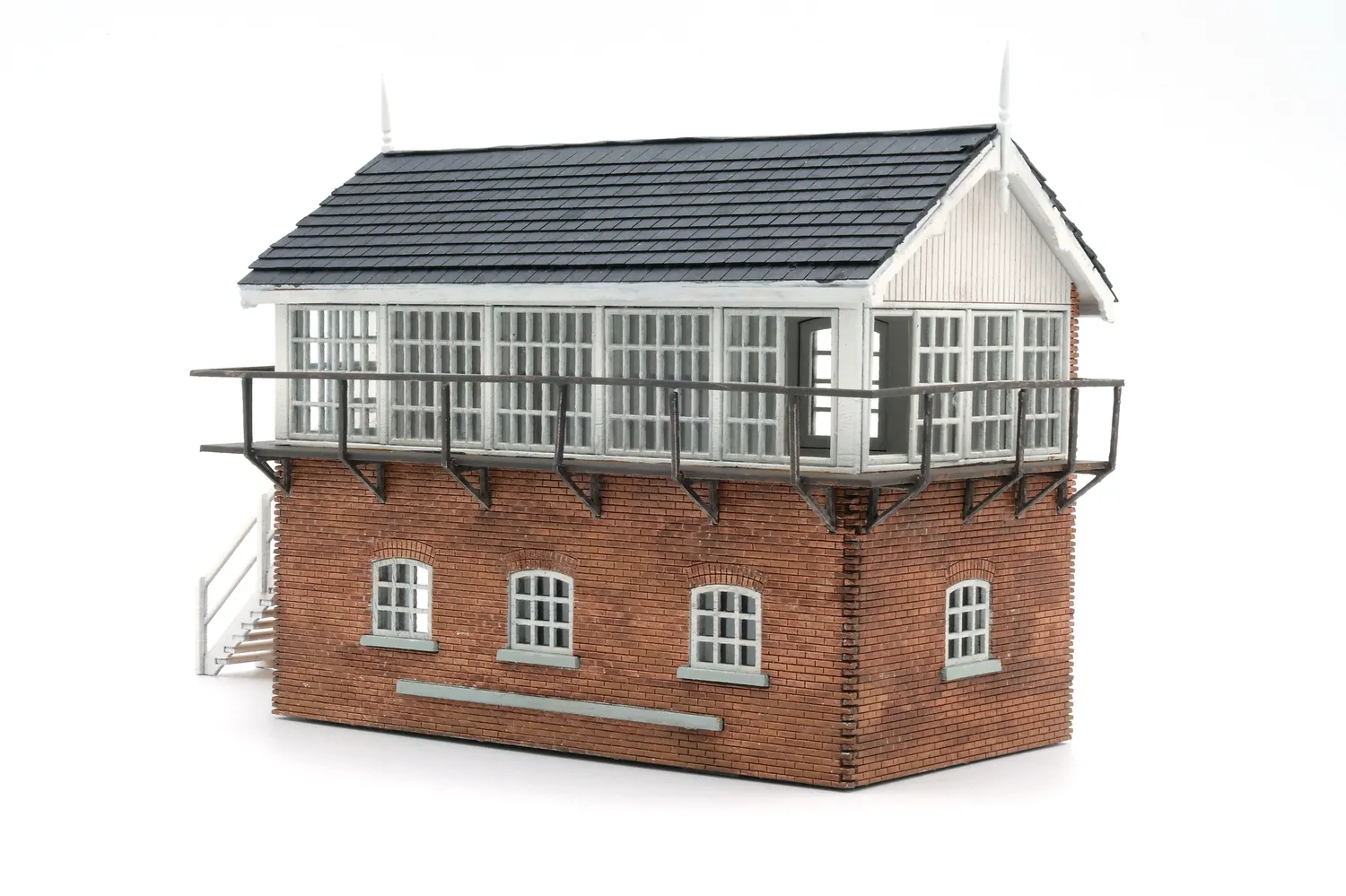 PJM Models GNR Helpston signalbox byggsats OO