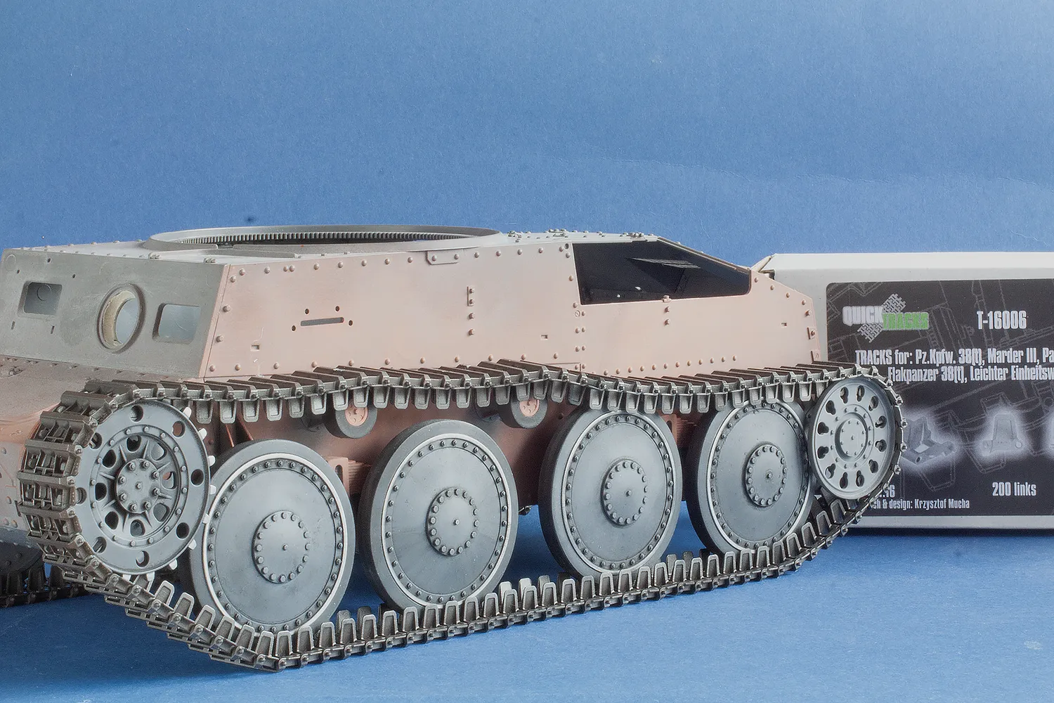 ROSSAGRAPH QuickTracks T-16006 bandlänkar 1:16 38(t) resin