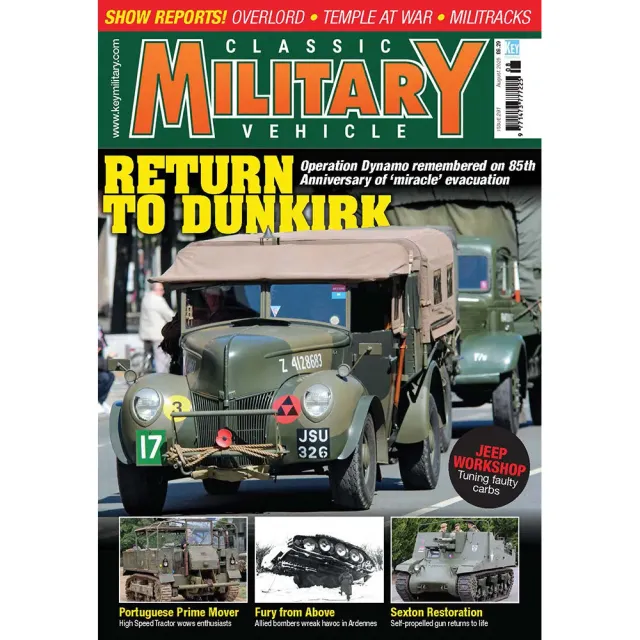 Classic Military Vehicle augusti 2025 tidning Dunkirk 85 år