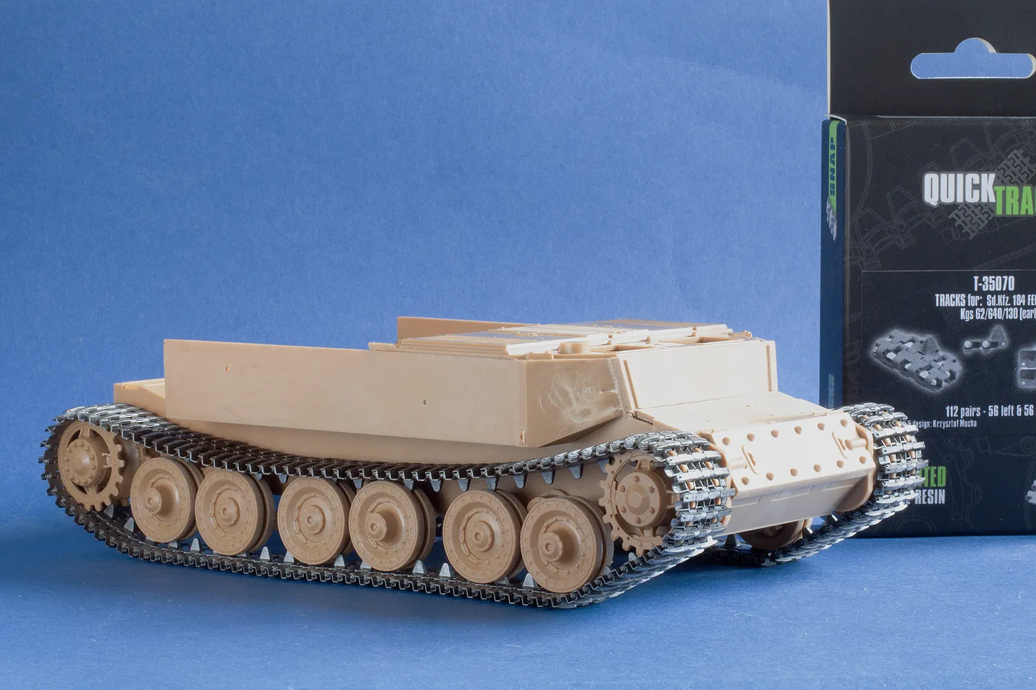 ROSSAGRAPH QuickTracks T-35070 larvband 1/35 Ferdinand tidig