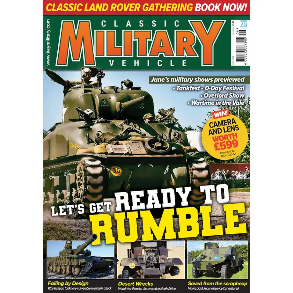 Classic Military Vehicle juni 2022 tidning stridsvagn