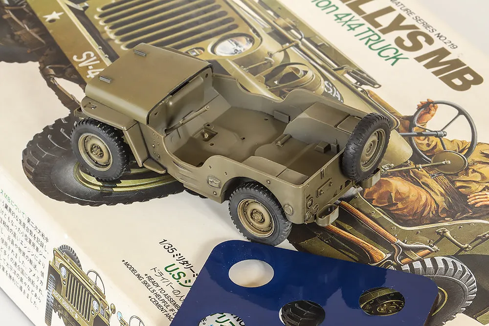 Rossagraph QuickWheel QW-199 Willys MB Jeep hjulmask Tamiya