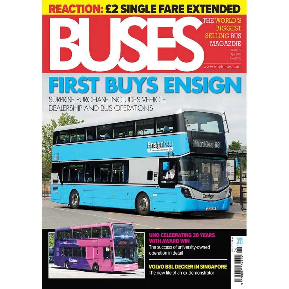 Buses April 2023 tidning lösnummer bussar