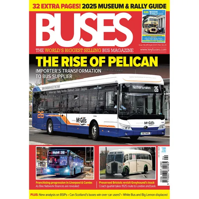 Buses april 2025 tidning bussar singelnummer