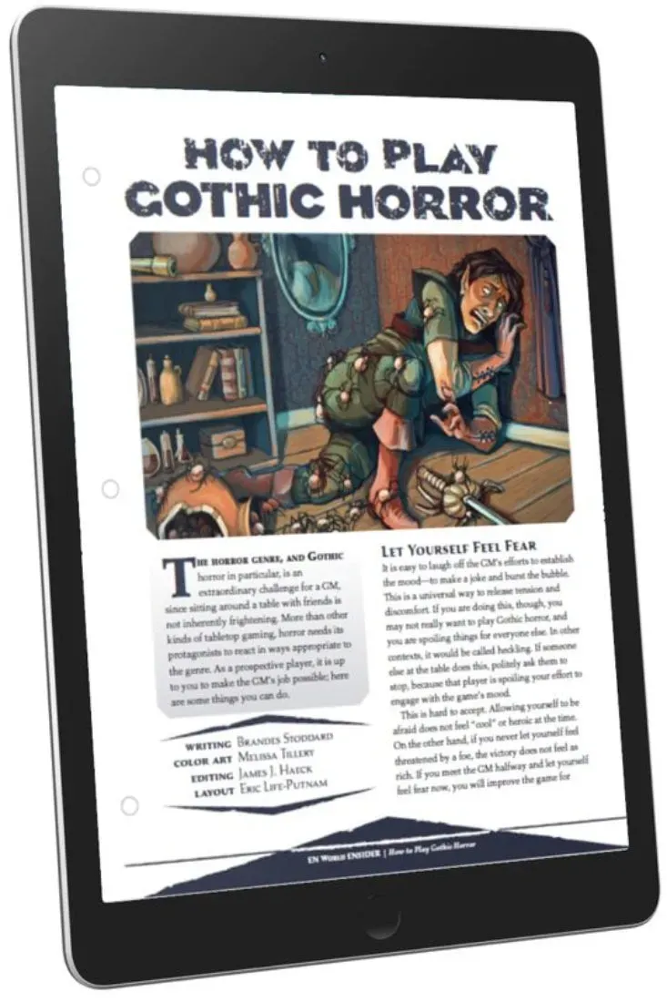 EN Publishing How To Play Gothic Horror spelledartips PDF 5e