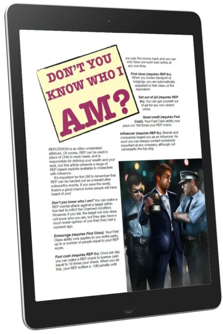 EN Publishing Don’t You Know Who I Am WOIN-regler PDF
