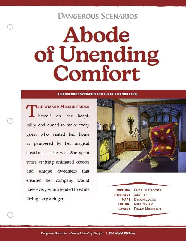 EN Publishing Dangerous Scenarios Abode of Unending Comfort äventyr PDF