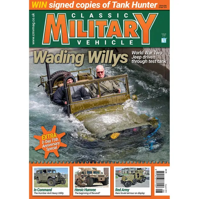 Classic Military Vehicle augusti 2019 tidning militärfordon