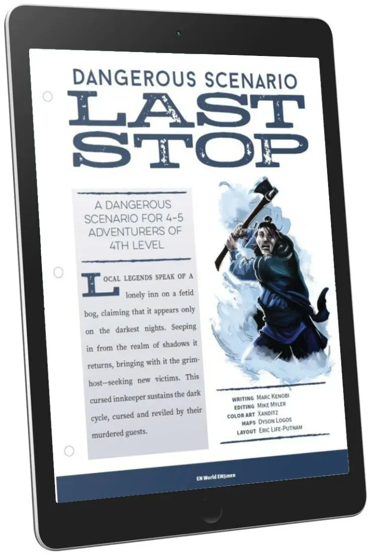 EN Publishing Dangerous Scenarios Last Stop äventyr PDF