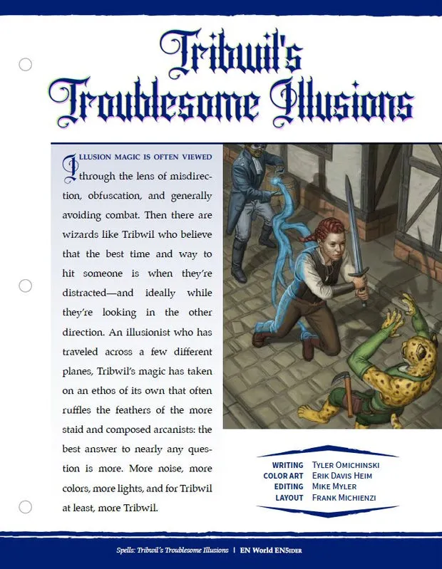 EN Publishing Tribwil's Troublesome Illusions besvärj PDF