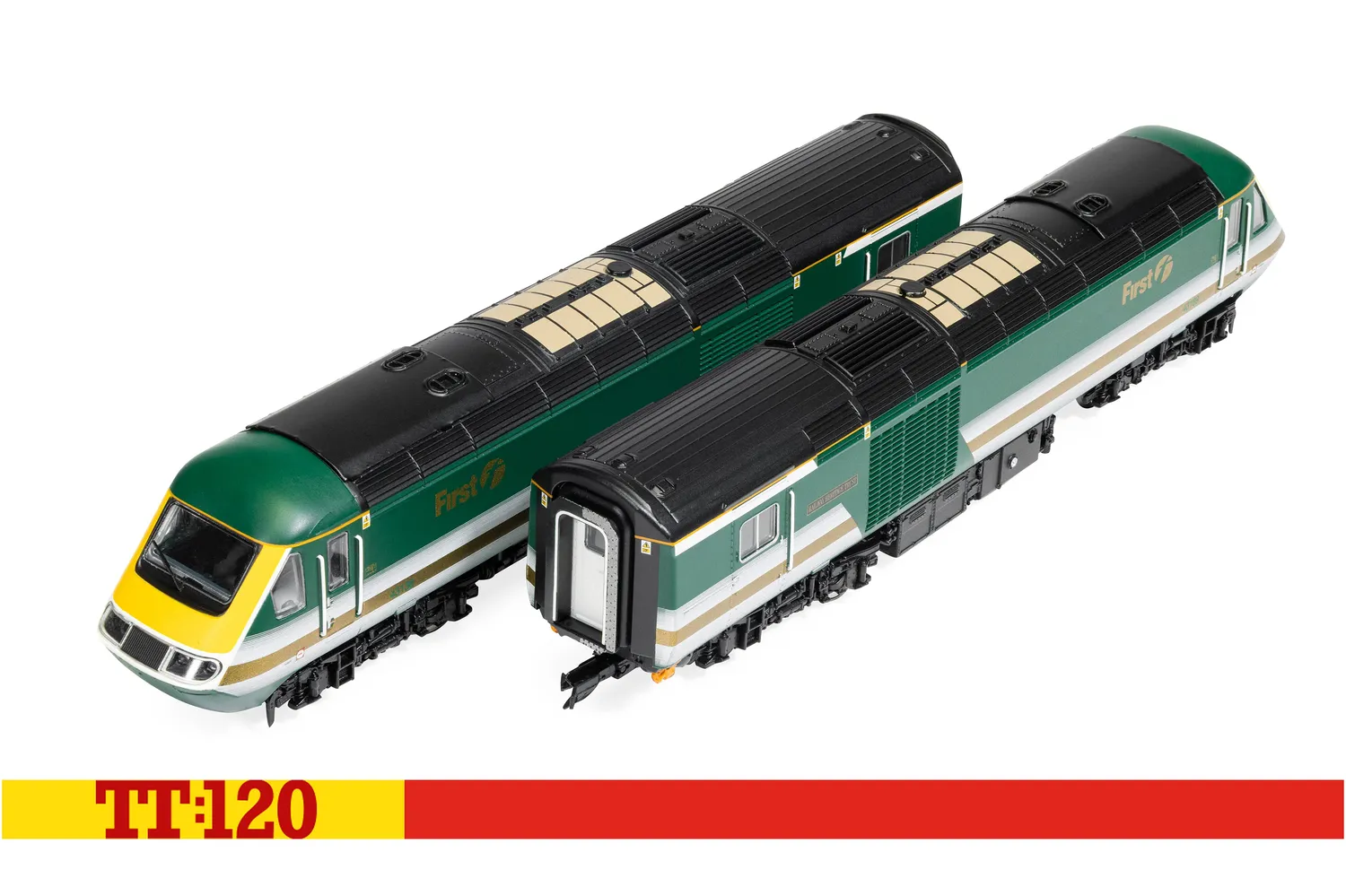 Hornby TT:120 First Great Western Class 43 tågset 2-pack DCC