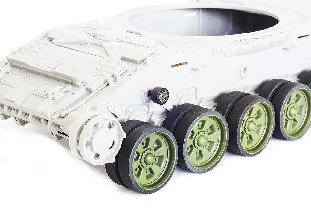 Rossagraph QuickWheel QW-140 mask T-90 Trumpeter 1/35