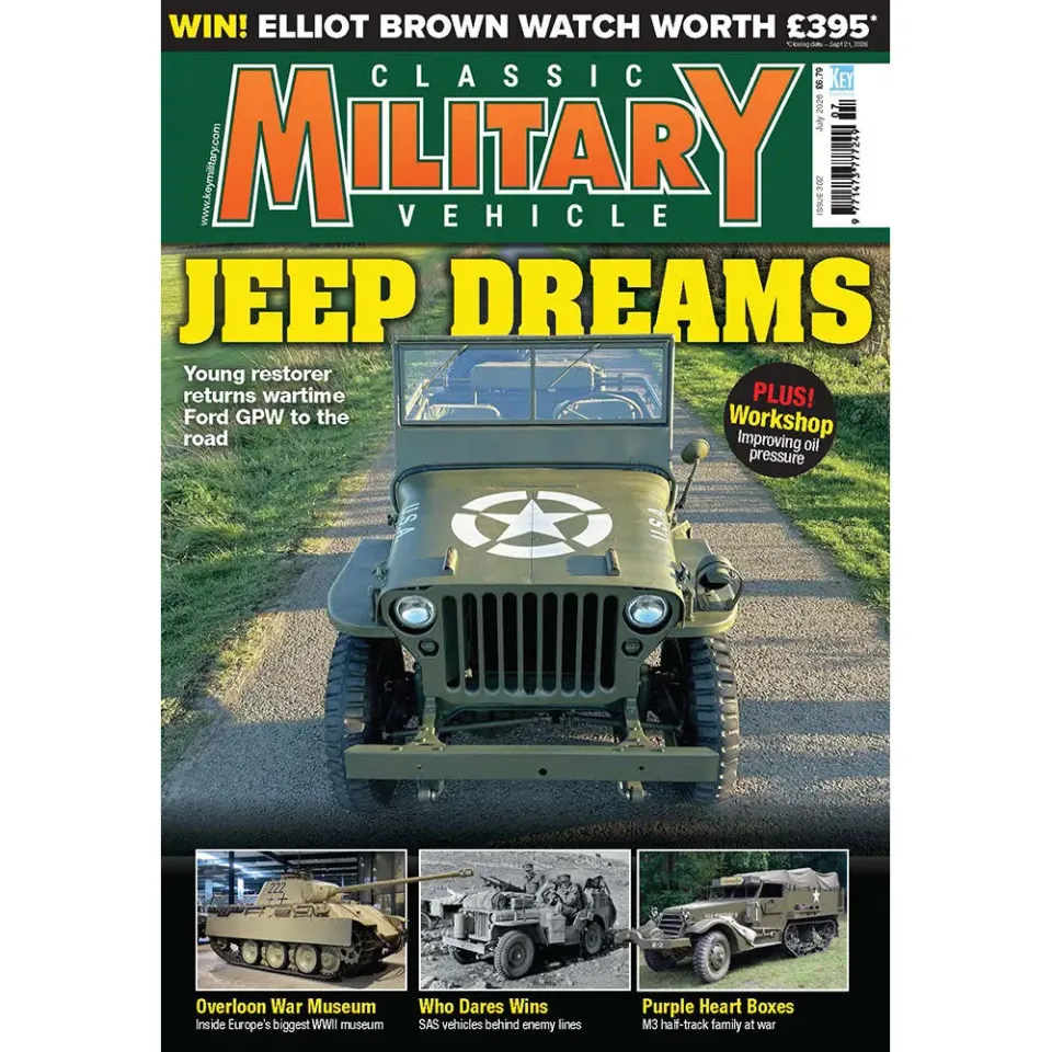 Classic Military Vehicle tidning juli 2026 militärfordon