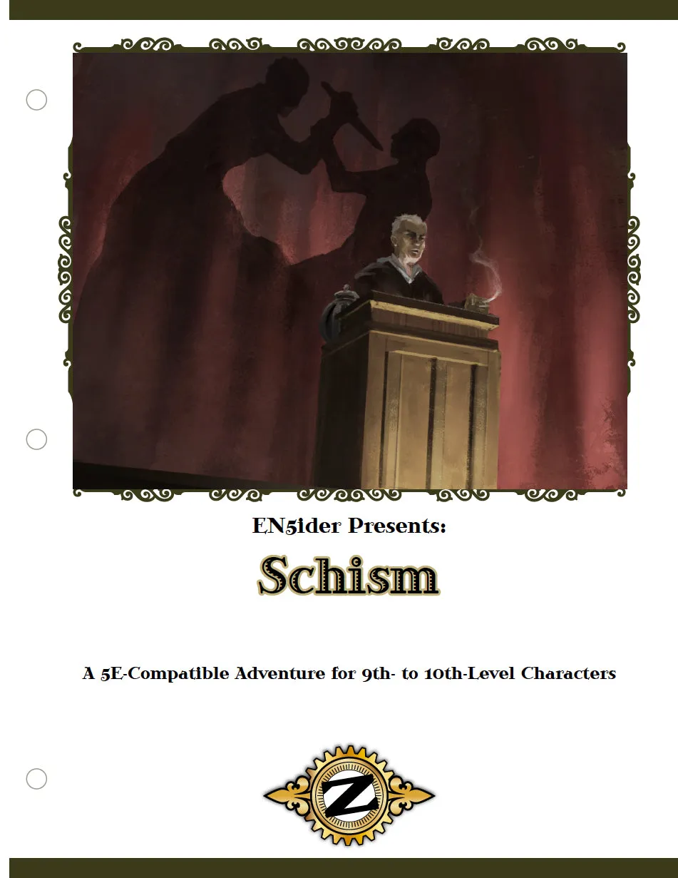 EN Publishing Zeitgeist Gears of Revolution 7 Schism aventyr-pdf
