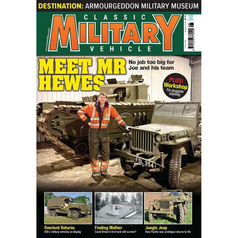 Key Classic Military Vehicle augusti 2026 tidning lösnummer