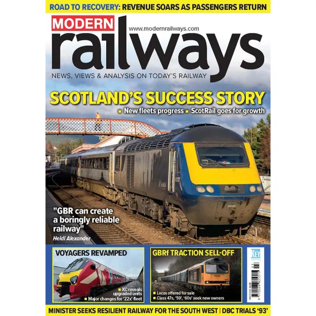 Modern Railways tidning mars 2026 lösnummer järnväg