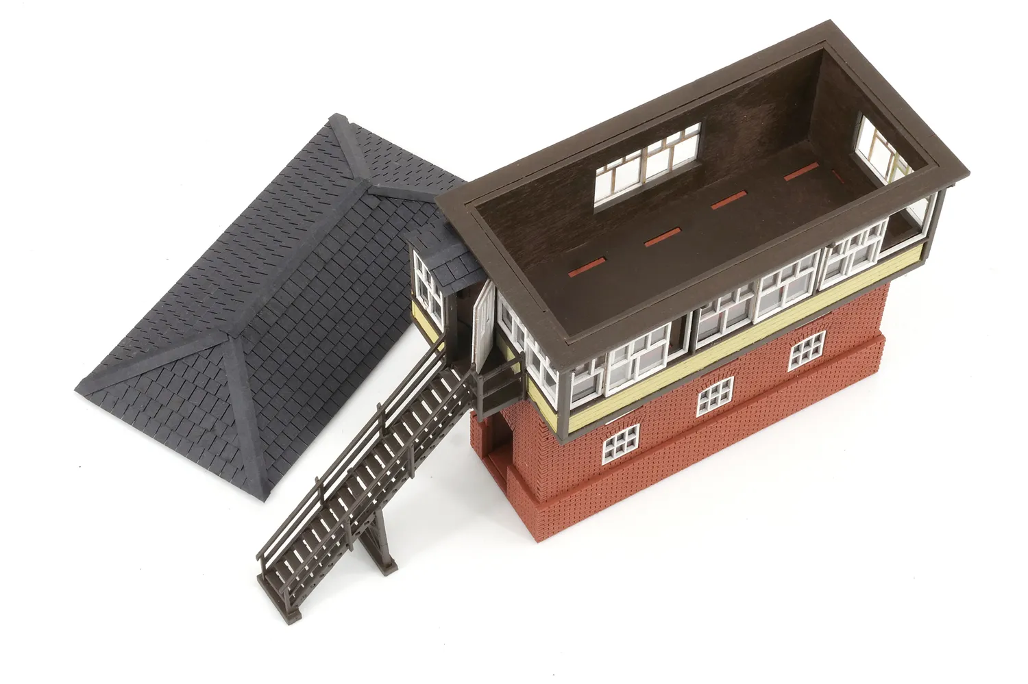 PJM Models Yarnton Signalbox byggsats OO laserskuren