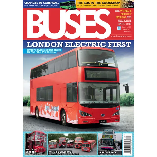 Buses augusti 2015 tidning lösnummer buss