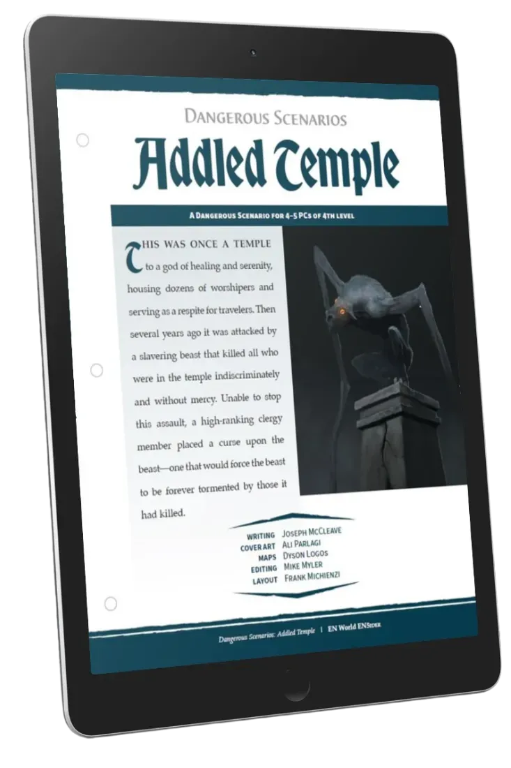 EN Publishing Dangerous Scenarios Addled Temple scenario PDF tempel
