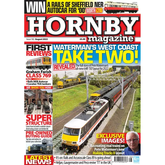 Hornby Magazine augusti 2022 tidning modelljärnväg